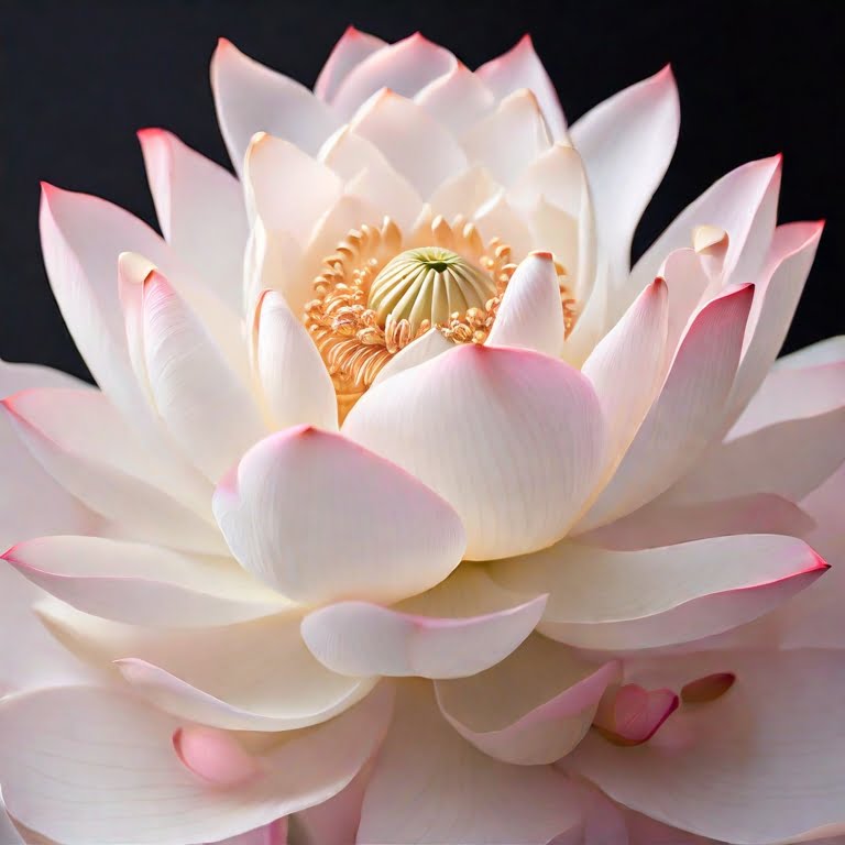 Künstlerische Darstellung der Lotusblume, die ihre vielfältige Bedeutung und Symbolik in der Kunst hervorhebt.